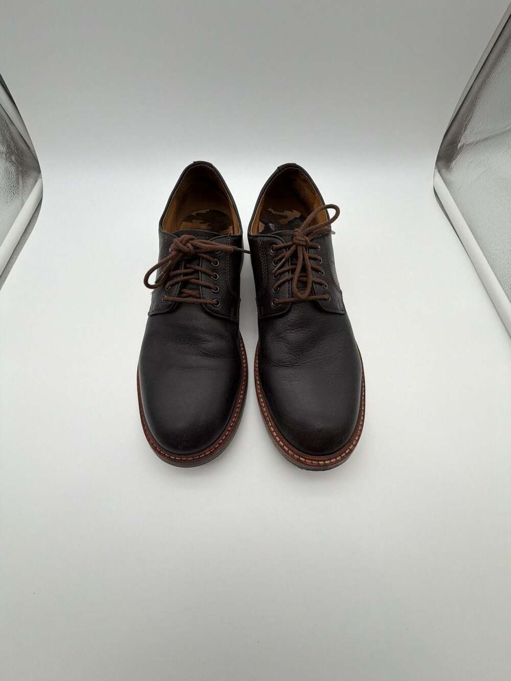 Warfield & Grand Brown Leather Derby Shoes